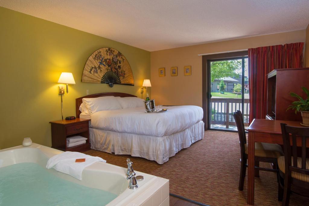 Bakers Sunset Bay Resort Lake Delton Rum bild